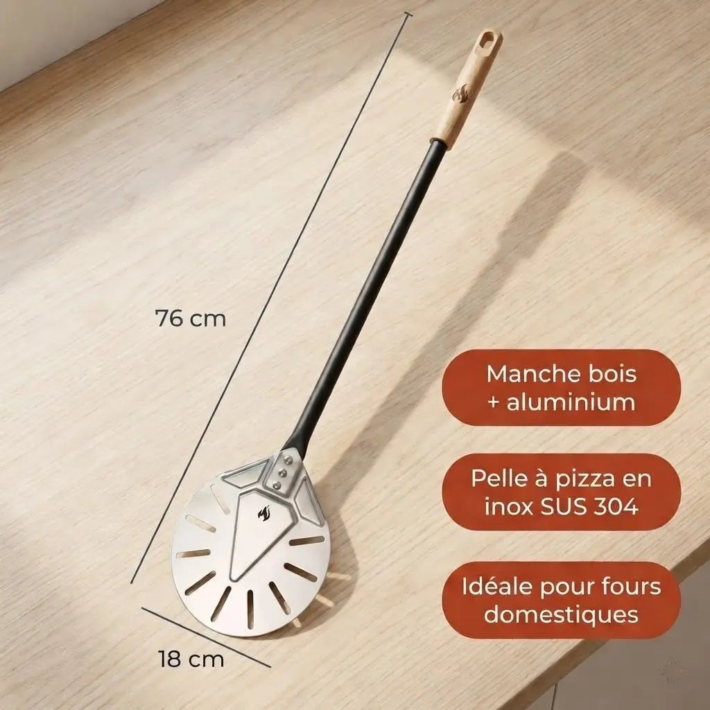 Petite pelle à pizza en inox