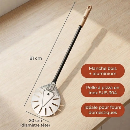 Petite pelle à pizza en inox