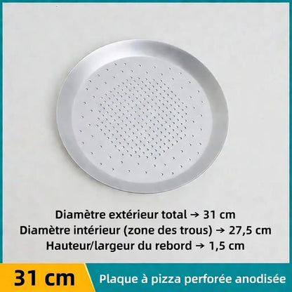 Plaque à pizza en aluminium