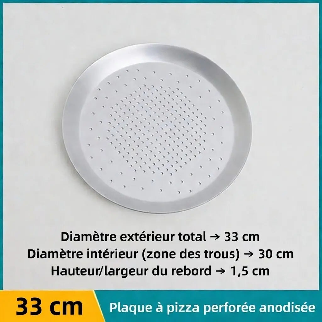 Plaque à pizza en aluminium