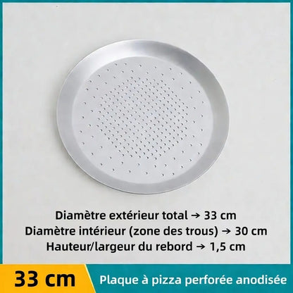 Plaque à pizza en aluminium