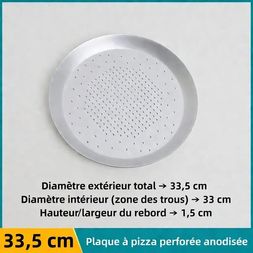 Plaque à pizza en aluminium