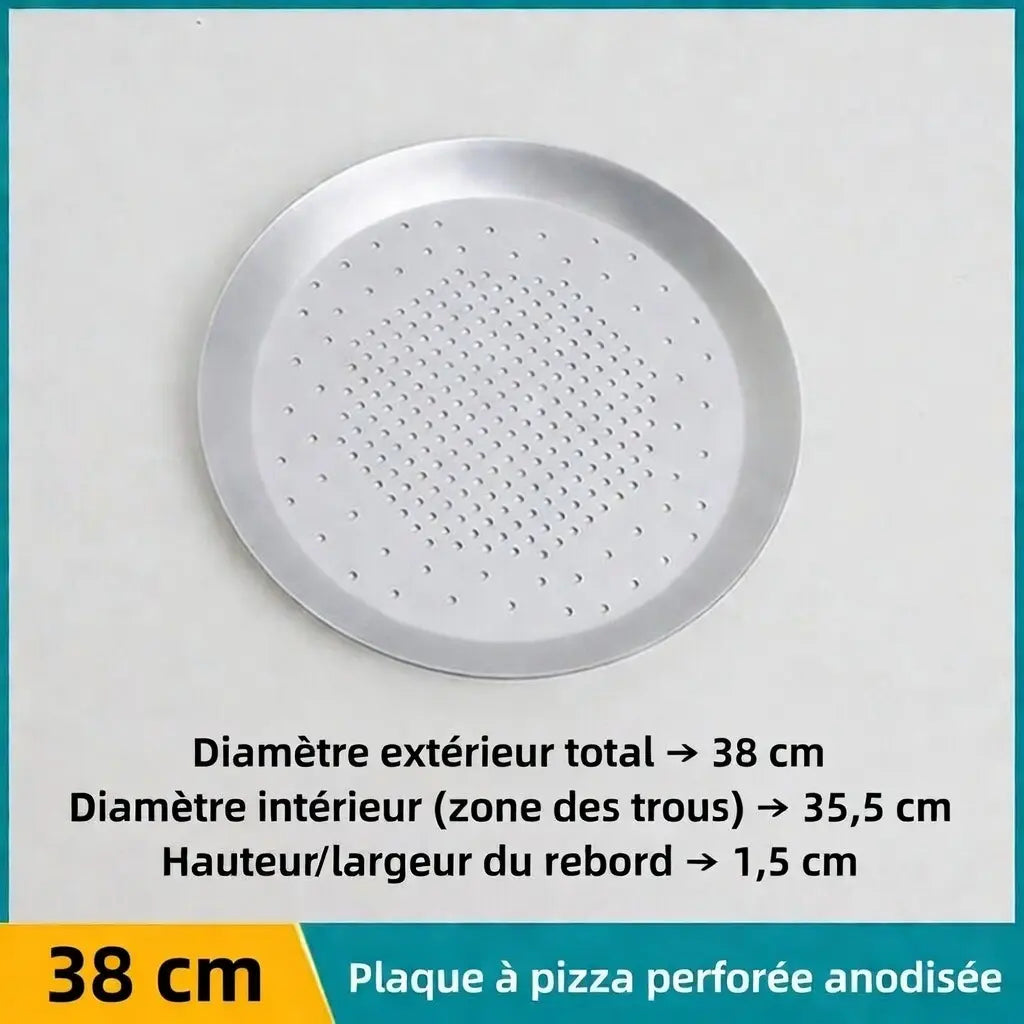 Plaque à pizza en aluminium