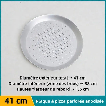 Plaque à pizza en aluminium