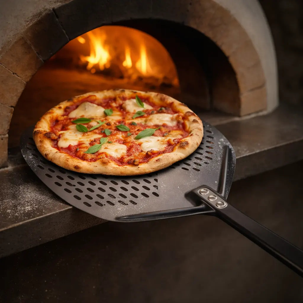 Pelle à Pizza Perforée | Forme Arc