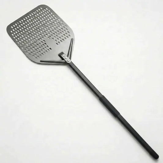 Longue Pelle à Pizza Perforée | Manche Noir