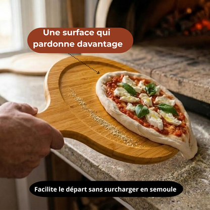 Mini pelle à pizza en bambou