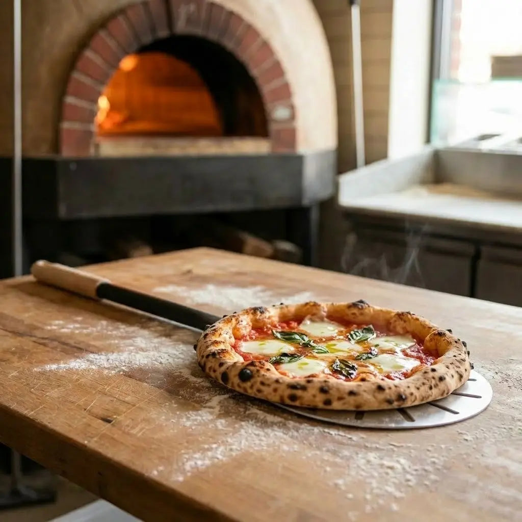 Petite pelle à pizza en inox