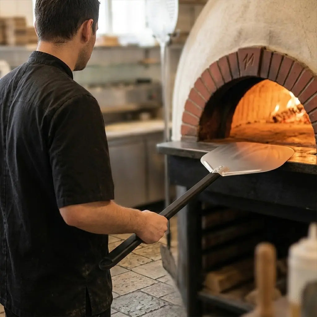 Pelle à pizza barbecue